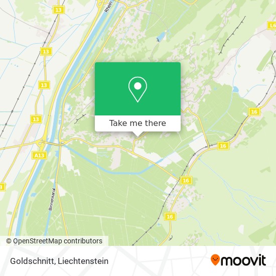 Goldschnitt map