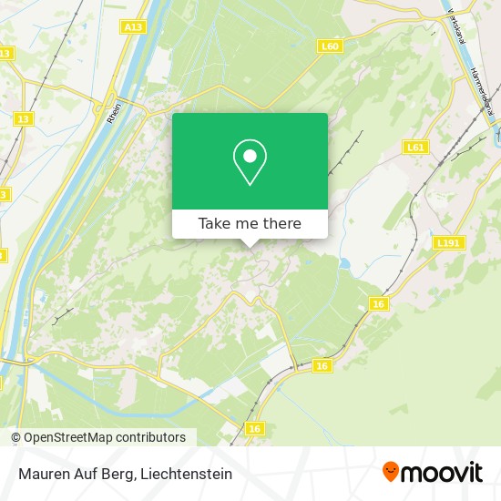 Mauren Auf Berg map