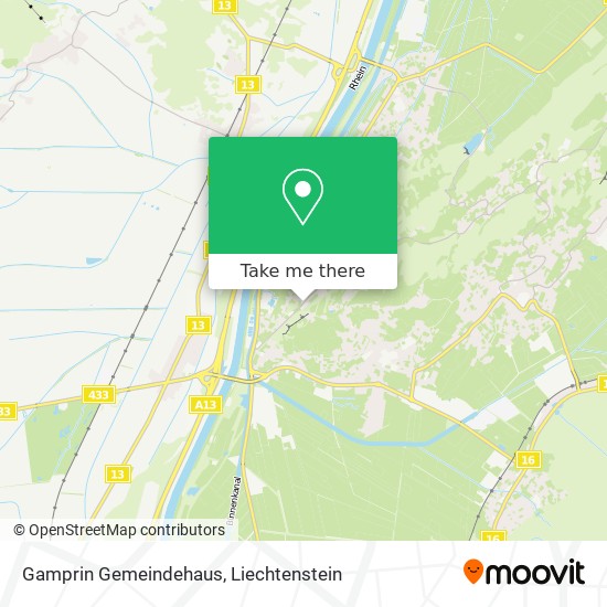 Gamprin Gemeindehaus map