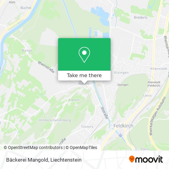 Bäckerei Mangold map