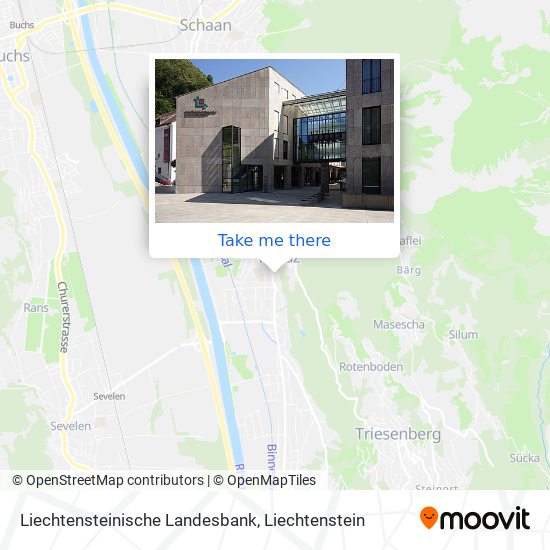 Liechtensteinische Landesbank map