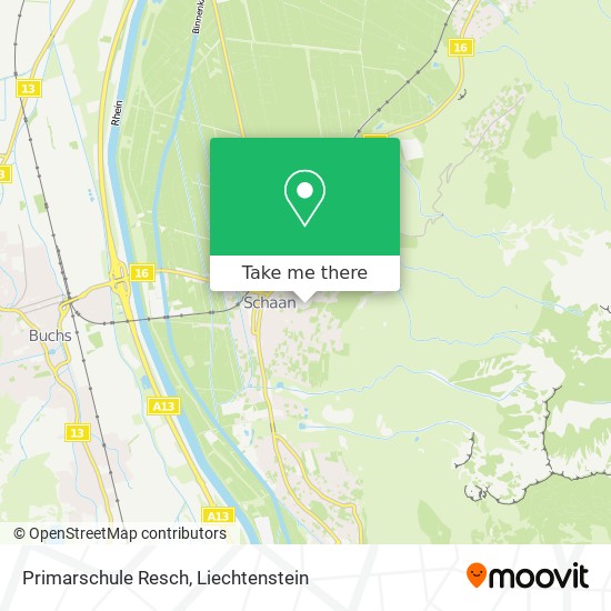 Primarschule Resch map