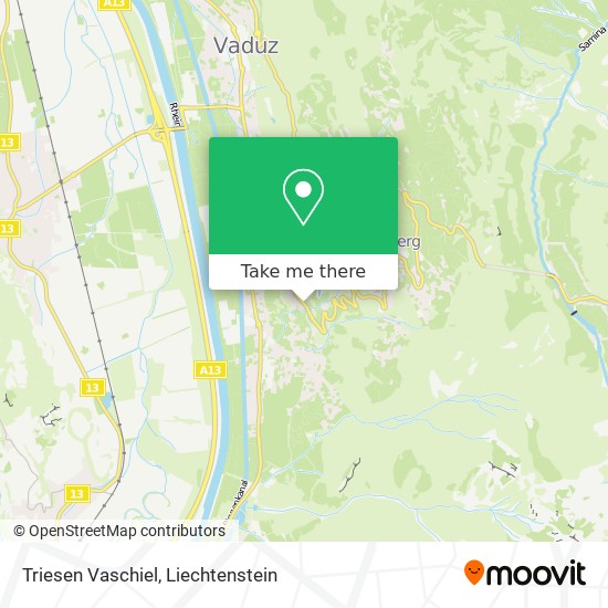 Triesen Vaschiel map