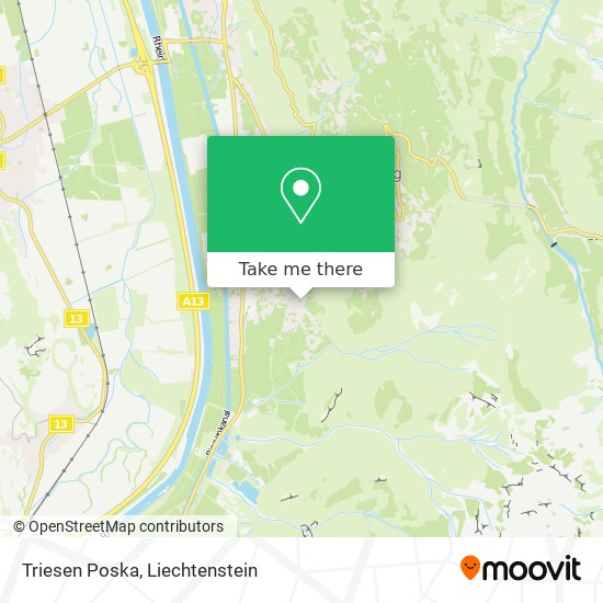 Triesen Poska map