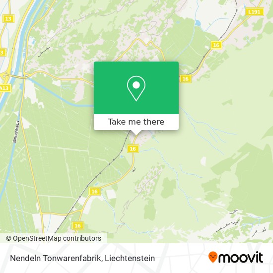 Nendeln Tonwarenfabrik map