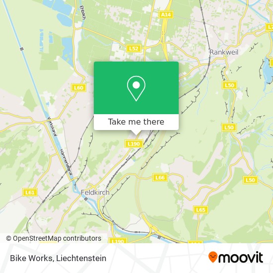 Bike Works map