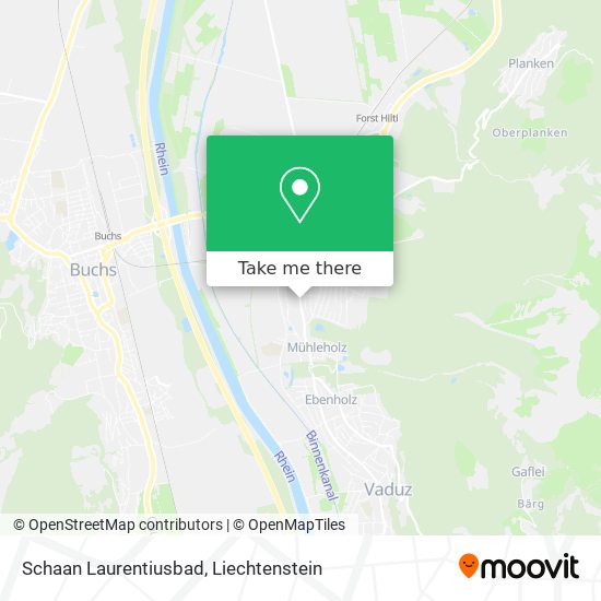 Schaan Laurentiusbad map