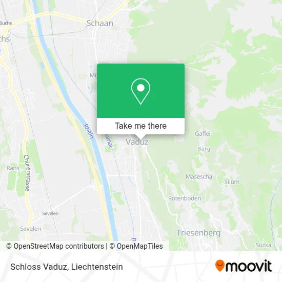 Schloss Vaduz map