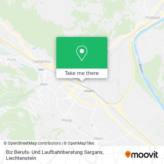 Biz Berufs- Und Laufbahnberatung Sargans map