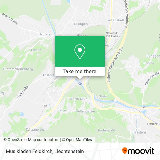 Musikladen Feldkirch map