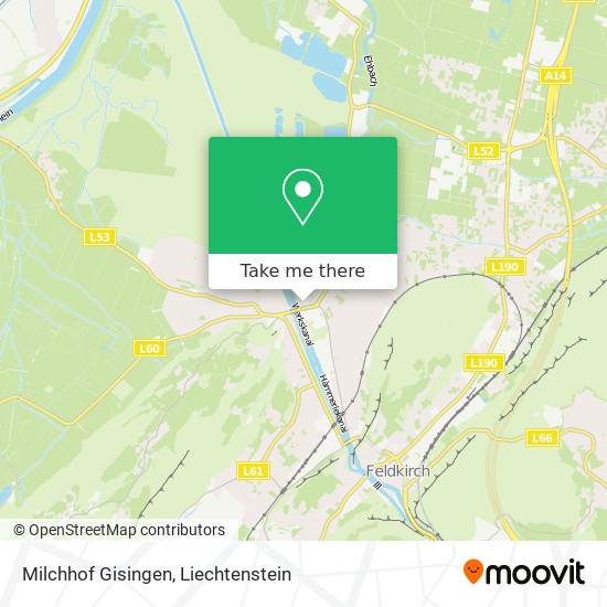 Milchhof Gisingen map