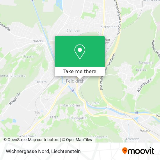 Wichnergasse Nord map