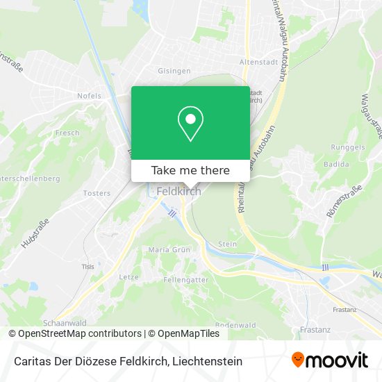 Caritas Der Diözese Feldkirch map