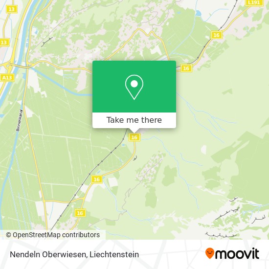 Nendeln Oberwiesen map