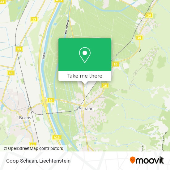 Coop Schaan map