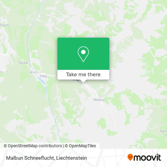 Malbun Schneeflucht map