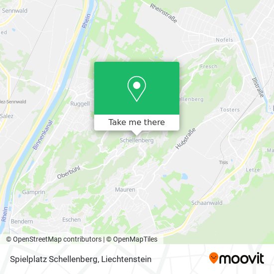Spielplatz Schellenberg map