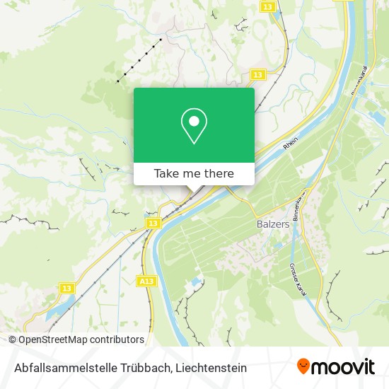 Abfallsammelstelle Trübbach map