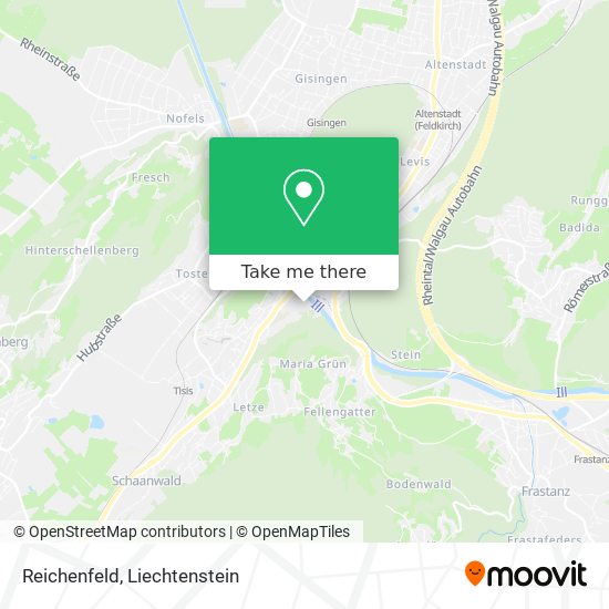 Reichenfeld map