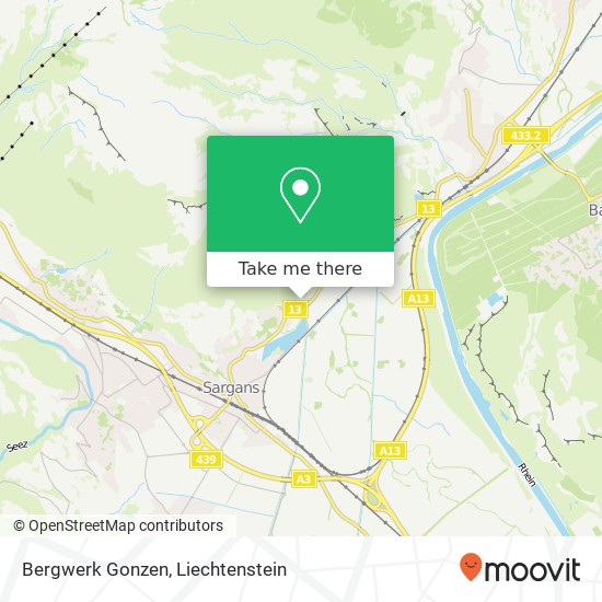Bergwerk Gonzen map