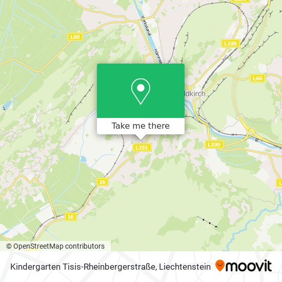 Kindergarten Tisis-Rheinbergerstraße map