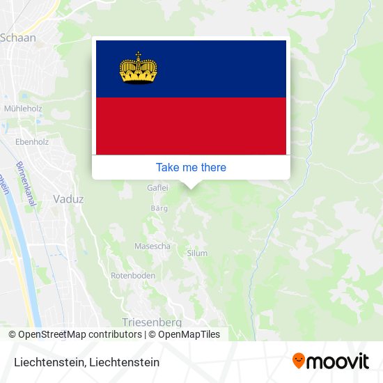 Liechtenstein map