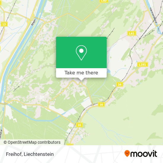 Freihof map