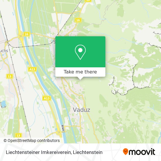 Liechtensteiner Imkereiverein map