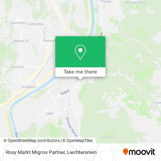 Roxy Markt Migros Partner map
