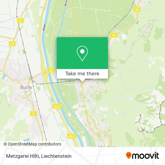 Metzgerei Hilti map