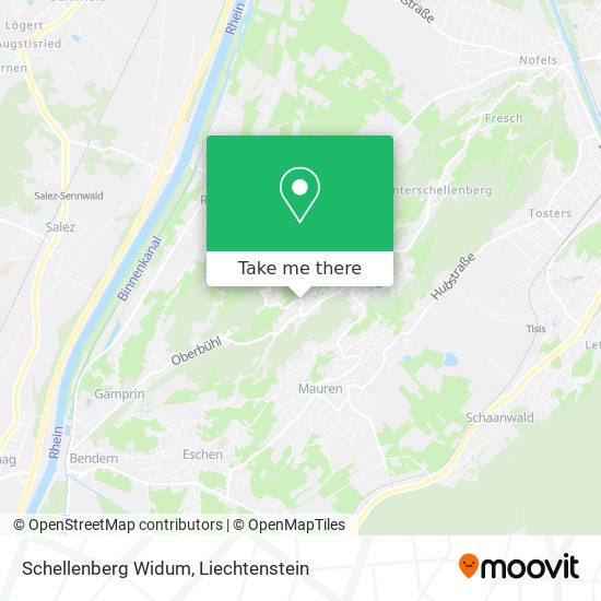 Schellenberg Widum map