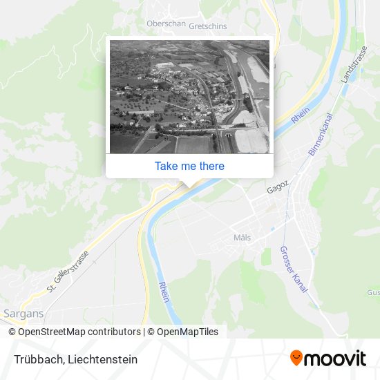 Trübbach map