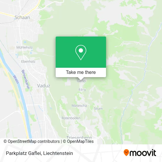 Parkplatz Gaflei map