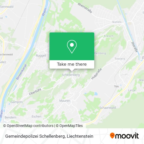 Gemeindepolizei Schellenberg map
