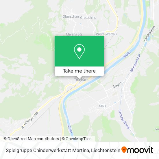 Spielgruppe Chinderwerkstatt Martina map