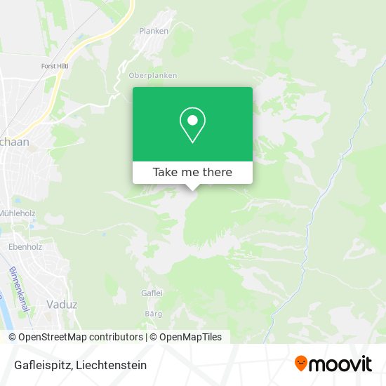 Gafleispitz map