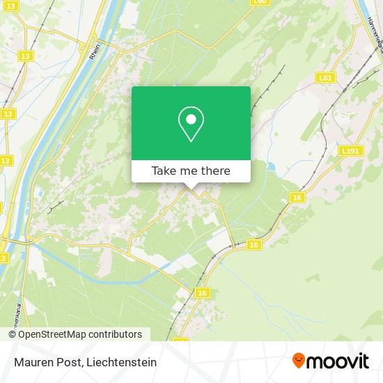 Mauren Post map