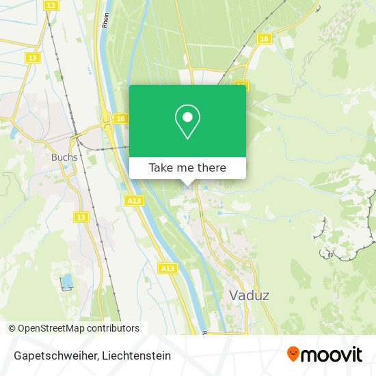 Gapetschweiher map