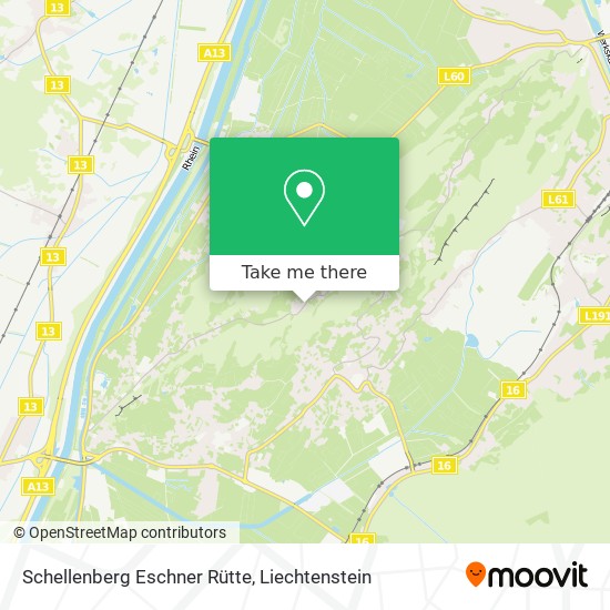 Schellenberg Eschner Rütte map
