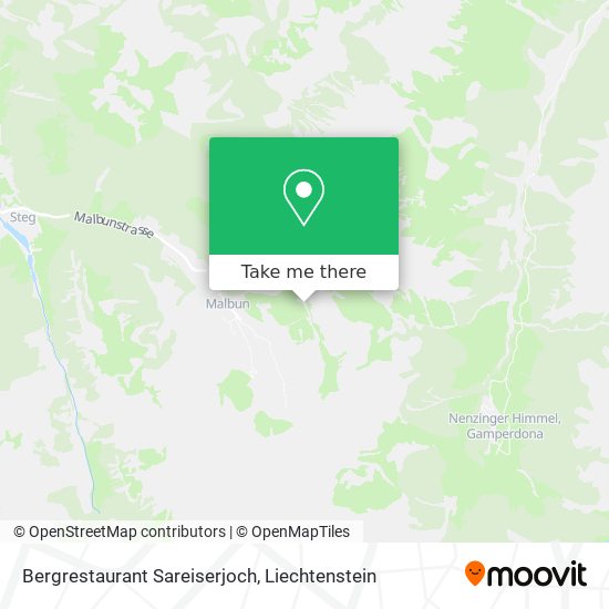 Bergrestaurant Sareiserjoch map