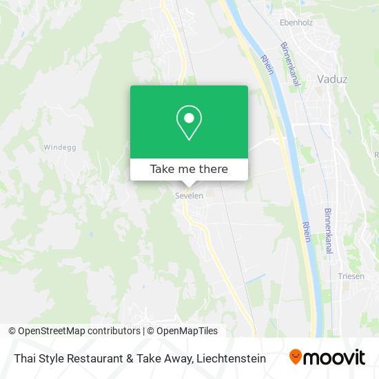 Thai Style Restaurant & Take Away map