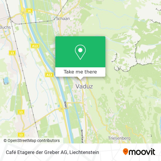 Café Etagere der Greber AG map