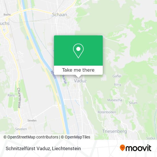 Schnitzelfürst Vaduz map