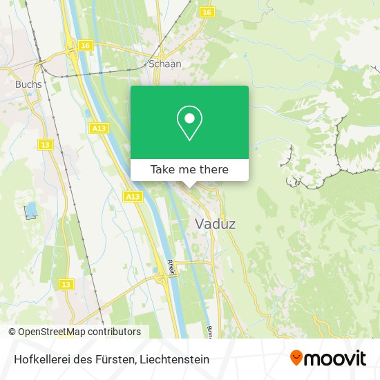 Hofkellerei des Fürsten map
