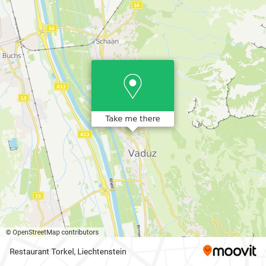 Restaurant Torkel map