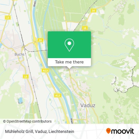 Mühleholz Grill, Vaduz map
