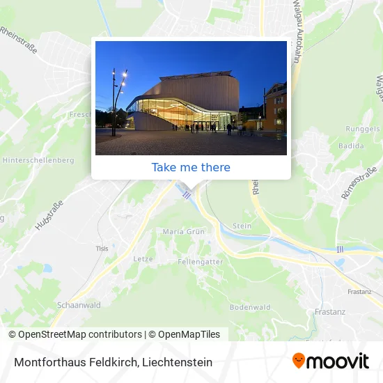 Montforthaus Feldkirch map