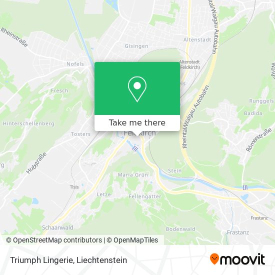 Triumph Lingerie map