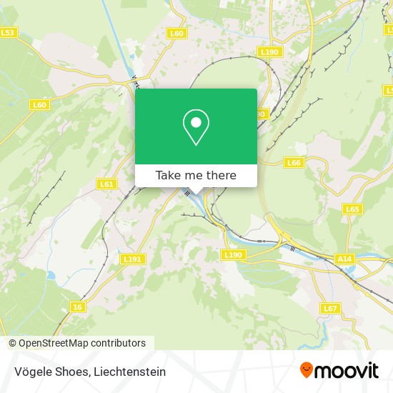 Vögele Shoes map