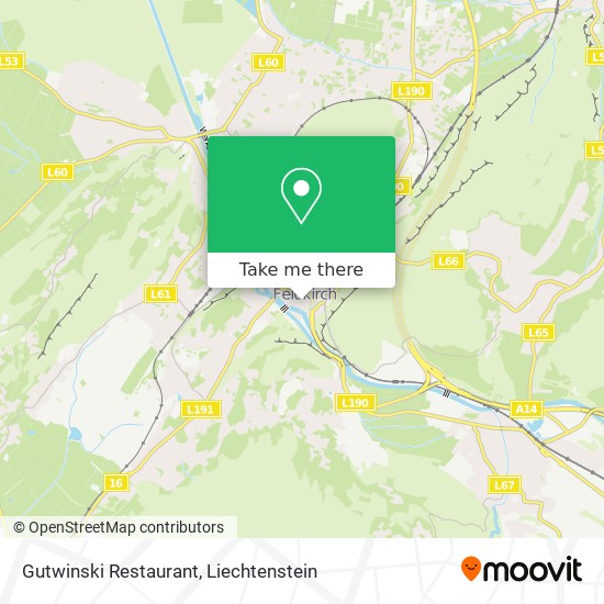 Gutwinski Restaurant map